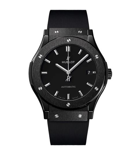 hublot black ceramic watch|hublot all black watch.